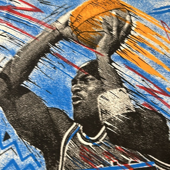 RARE, VTG, Michael Jordan & Magic Johnson Size XL 1992 T-Shirt amazing find!!! - Picture 15 of 16